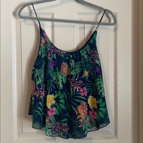 Tropical Crop Top - Picture 1 of 3